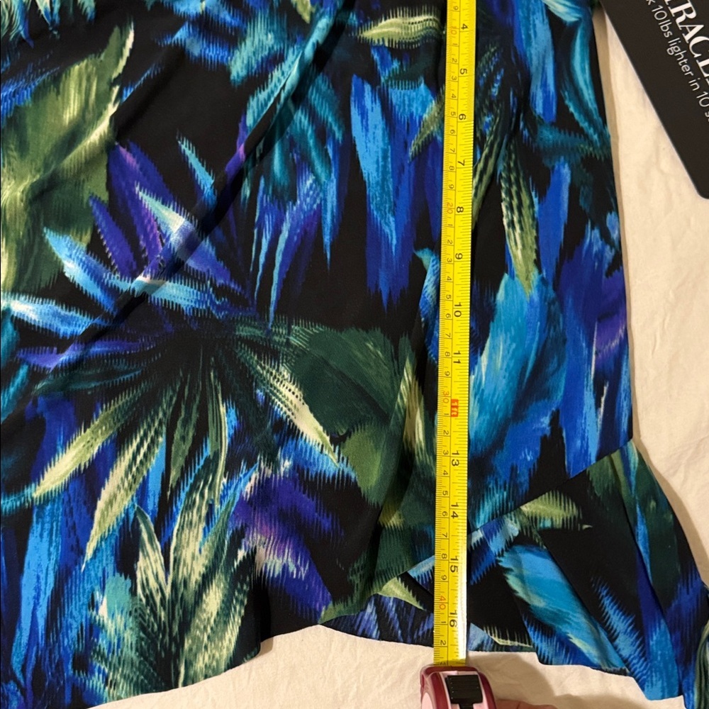 NEW Miraclesuit Blue and Green Camisole Top - Picture 5 of 8